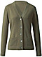 cashmere - Klassischer V-Ausschnitt-Cardigan