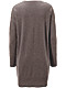 cashmere - Superweicher Langer "Oversize"-V-Pullover