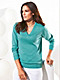 Peter Hahn - Figurschmeichelnder V-Pullover
