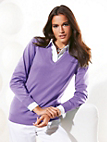 Peter Hahn - Figurschmeichelnder V-Pullover