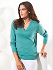 Peter Hahn - Figurschmeichelnder V-Pullover
