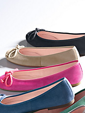 Pretty Ballerinas - Ballerina aus hochwertigem Ziegenveloursleder