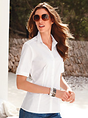 Eterna - Bluse mit 1/2-Arm und schmaler Manschette