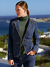 Peter Hahn - Figurfreundlicher Jeans-Blazer
