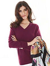 Peter Hahn - Figurschmeichelnder V-Pullover