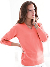 Peter Hahn - Figurschmeichelnder V-Pullover