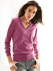 Peter Hahn - Figurschmeichelnder V-Pullover