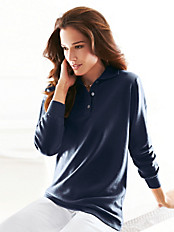 Peter Hahn - Formtreuer Polo-Pullover aus 100% Schurwolle