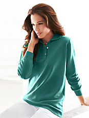 Peter Hahn - Formtreuer Polo-Pullover aus 100% Schurwolle