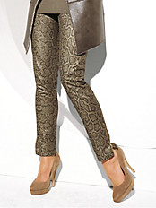 Anna Aura - Hochwertige Hose mit Python-Druck