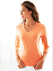 Peter Hahn - Hochwertiges 3/4-Arm V-Shirt