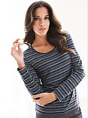 Peter Hahn - Kombifreudiges Streifen-Shirt mit 1/1-Arm