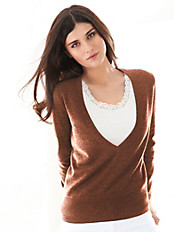 Peter Hahn - Legerer V-Pullover