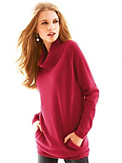 cashmere - Luxuriöser Rollkragen-Pullover in 100% Kaschmir