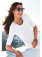 Peter Hahn - Rundhals-Shirt mit 1/2-Arm