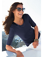 Peter Hahn - Rundhals-Shirt mit 1/2-Arm