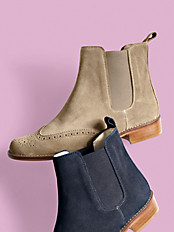 Peter Hahn - Stiefelette mit dezentem Budapester Lochmuster