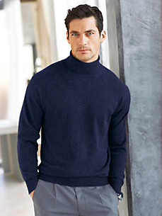 Peter Hahn - Formstabiler Rollkragen-Pullover in 100% Kaschmir