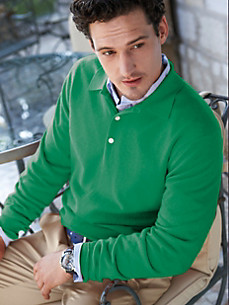 Peter Hahn - Hochwertiger Polo-Pullover in reinem Kaschmir