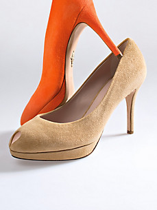 UNÜTZER - Eleganter Peeptoe-Pumps mit schlankem Absatz