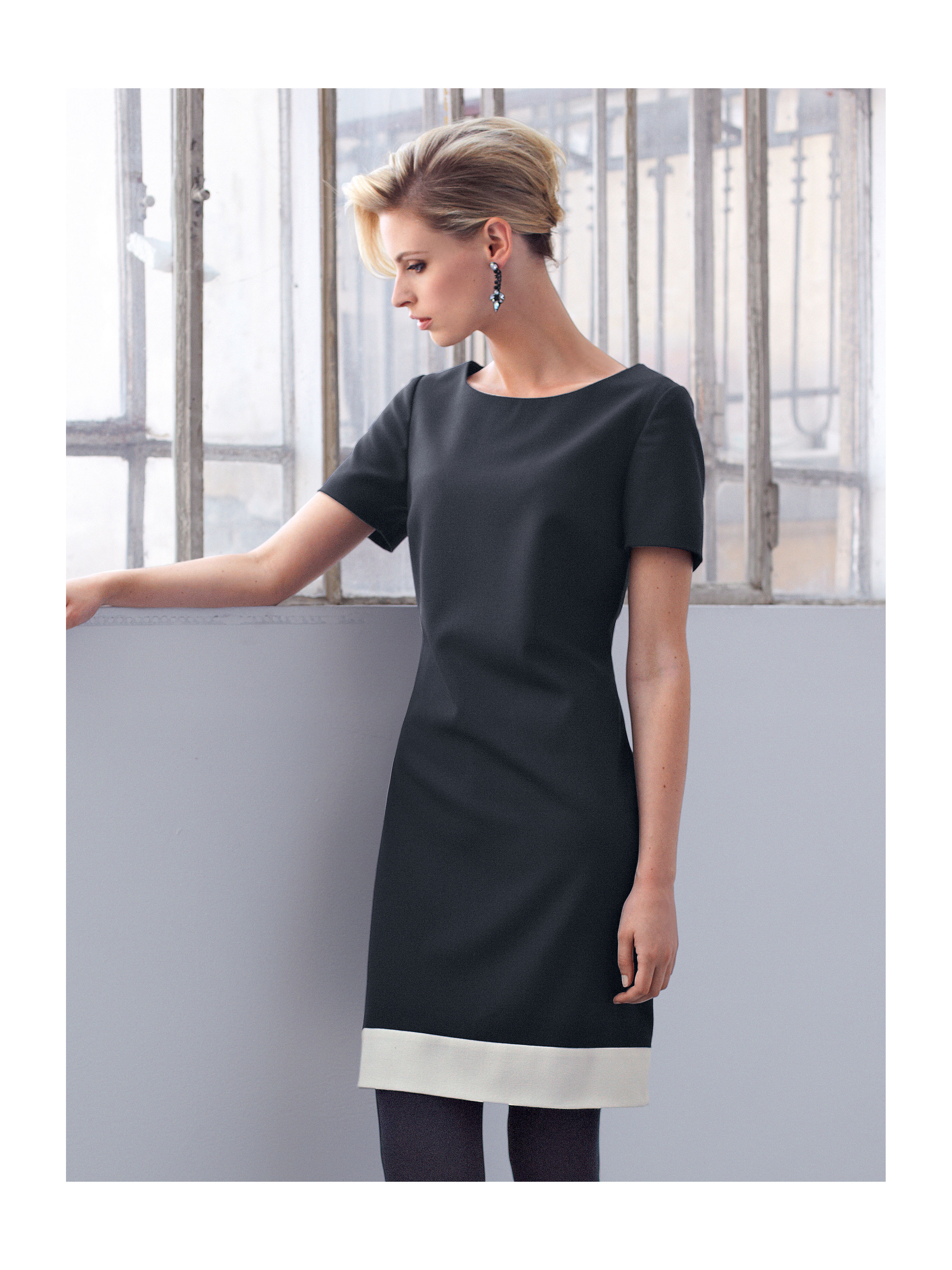 Image of Dress with 1/2-length sleeves Uta Raasch blue