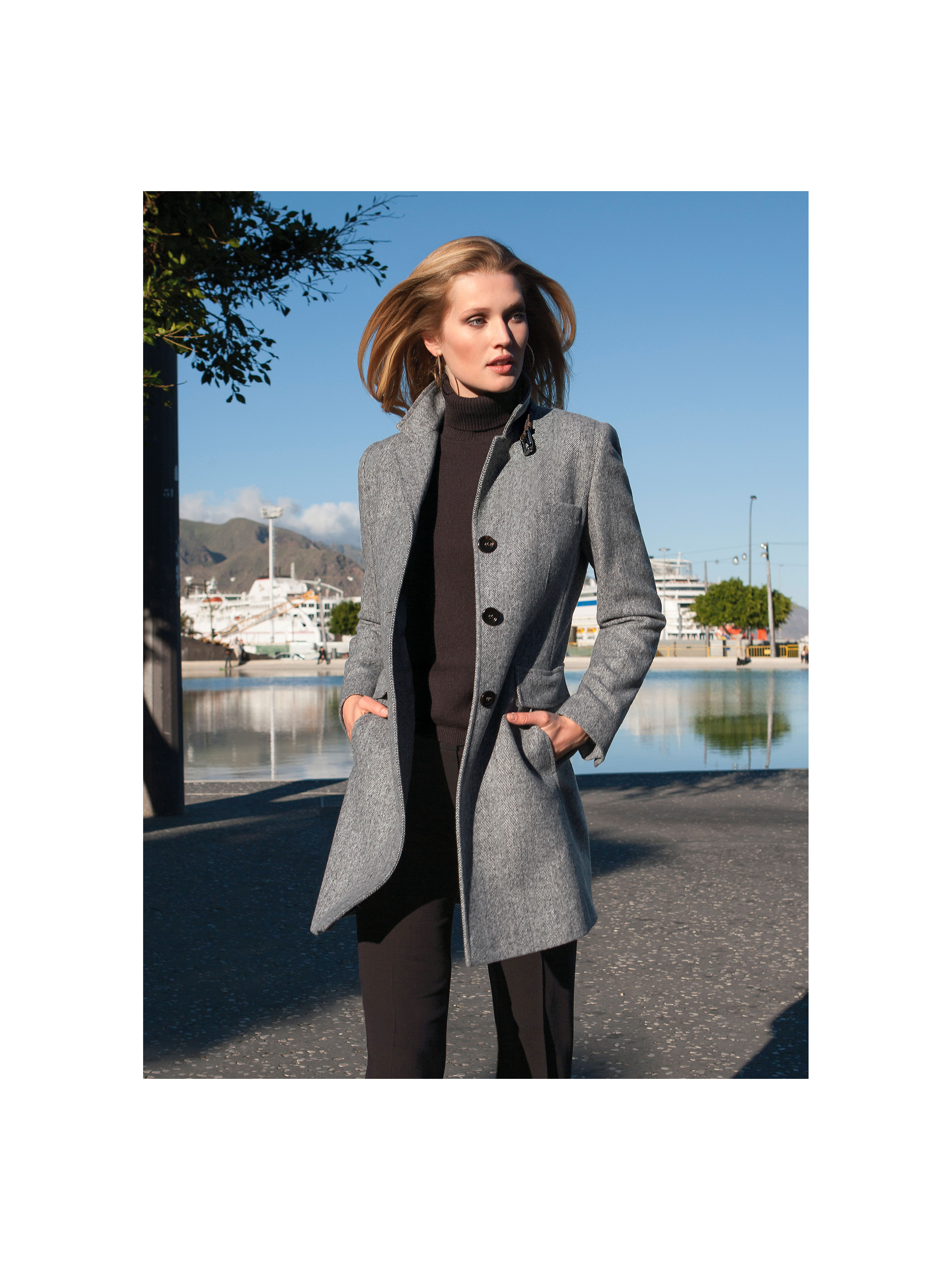 Image of Short coat Fuchs & Schmitt grey