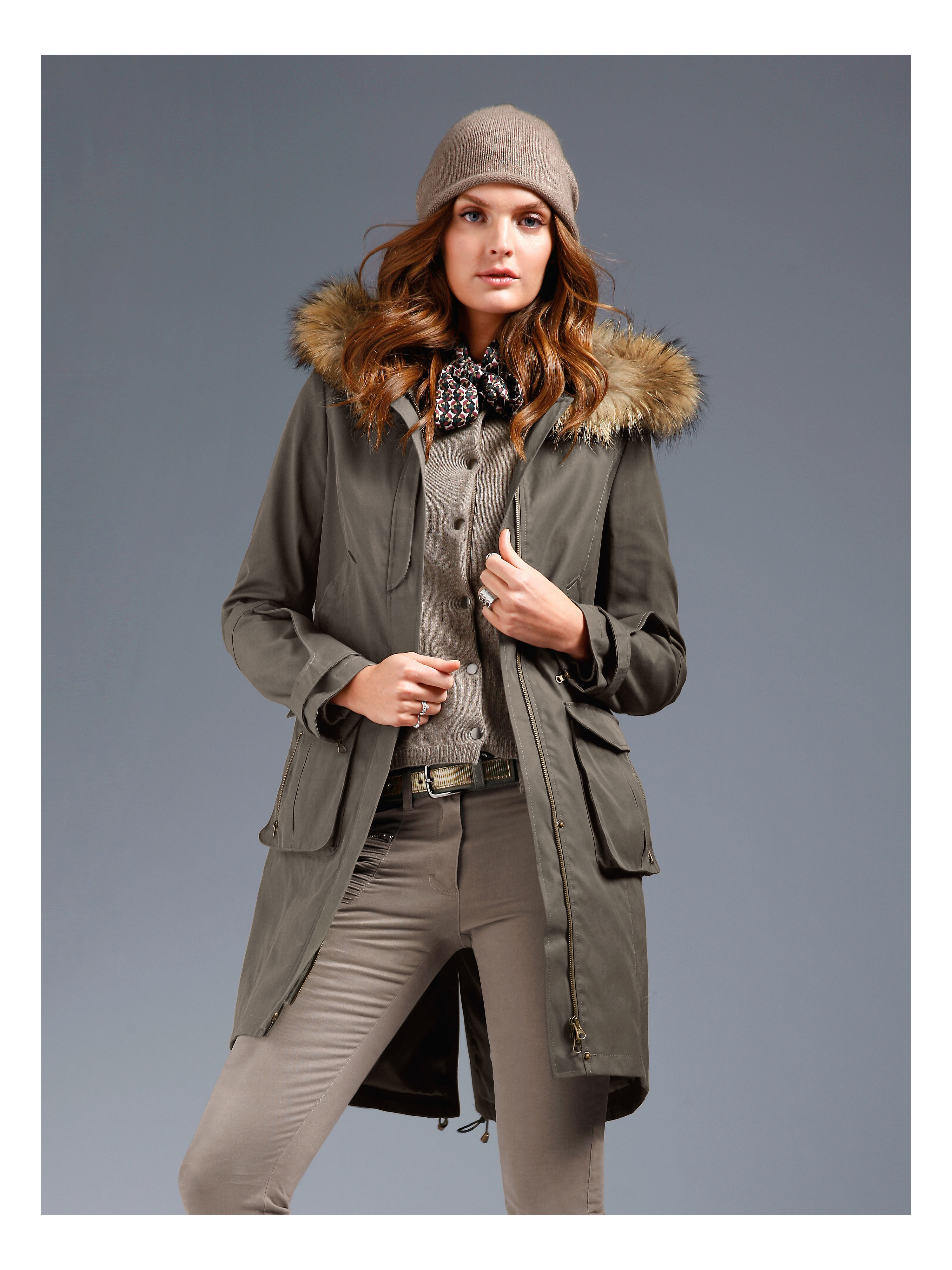 Image of Parka Looxent green