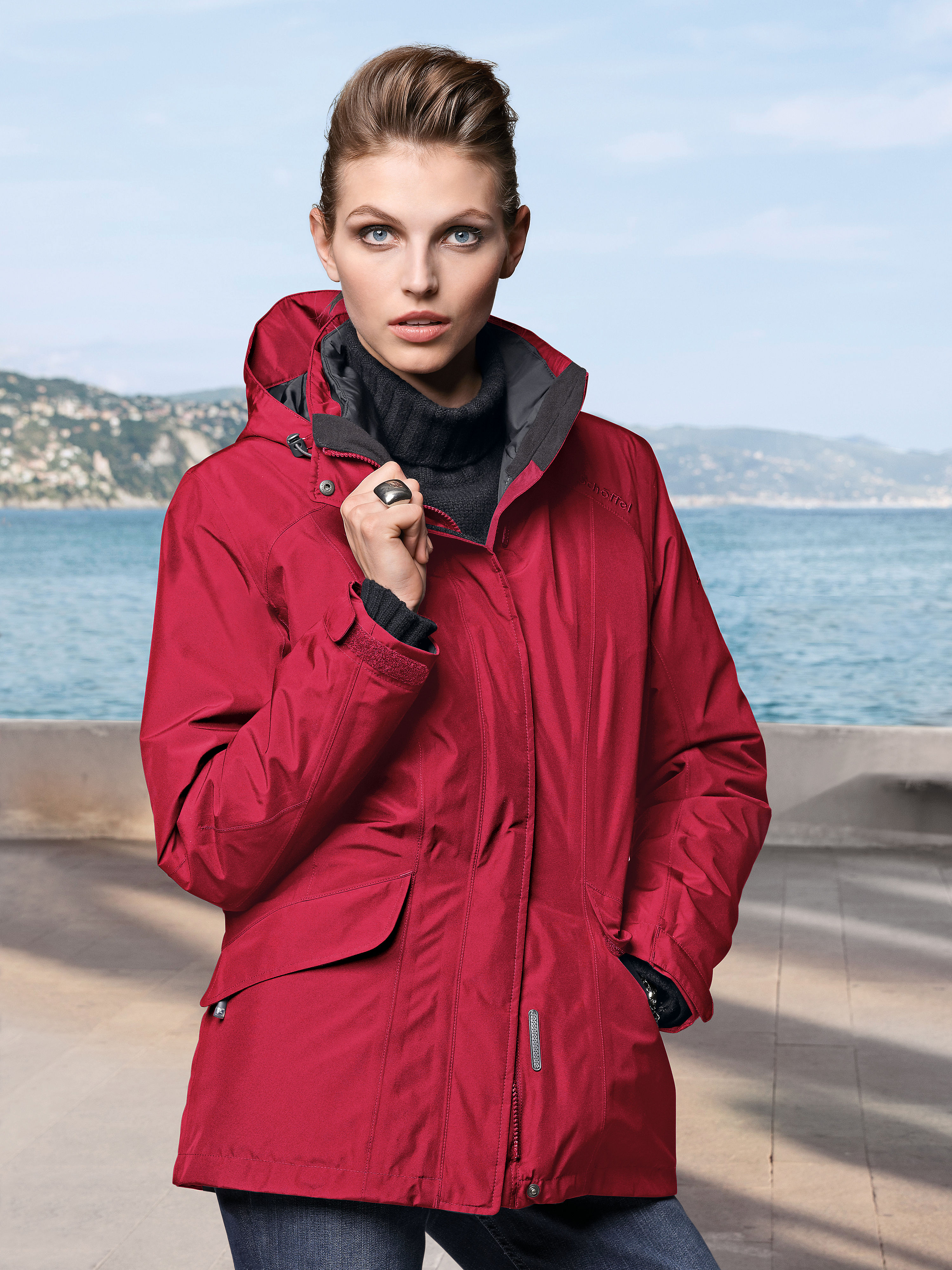 Image of Double jacket Schöffel red