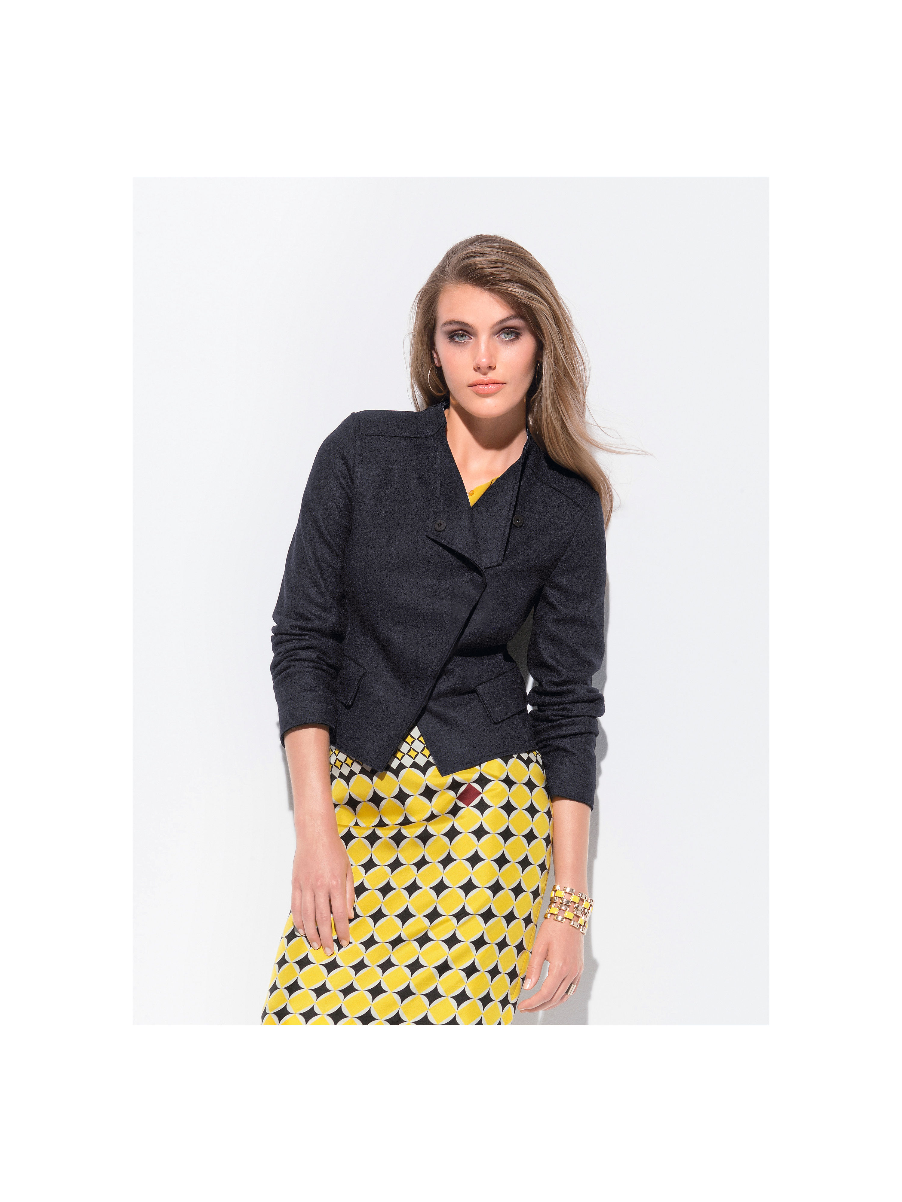 Image of Milled wool jacket St. Emile black