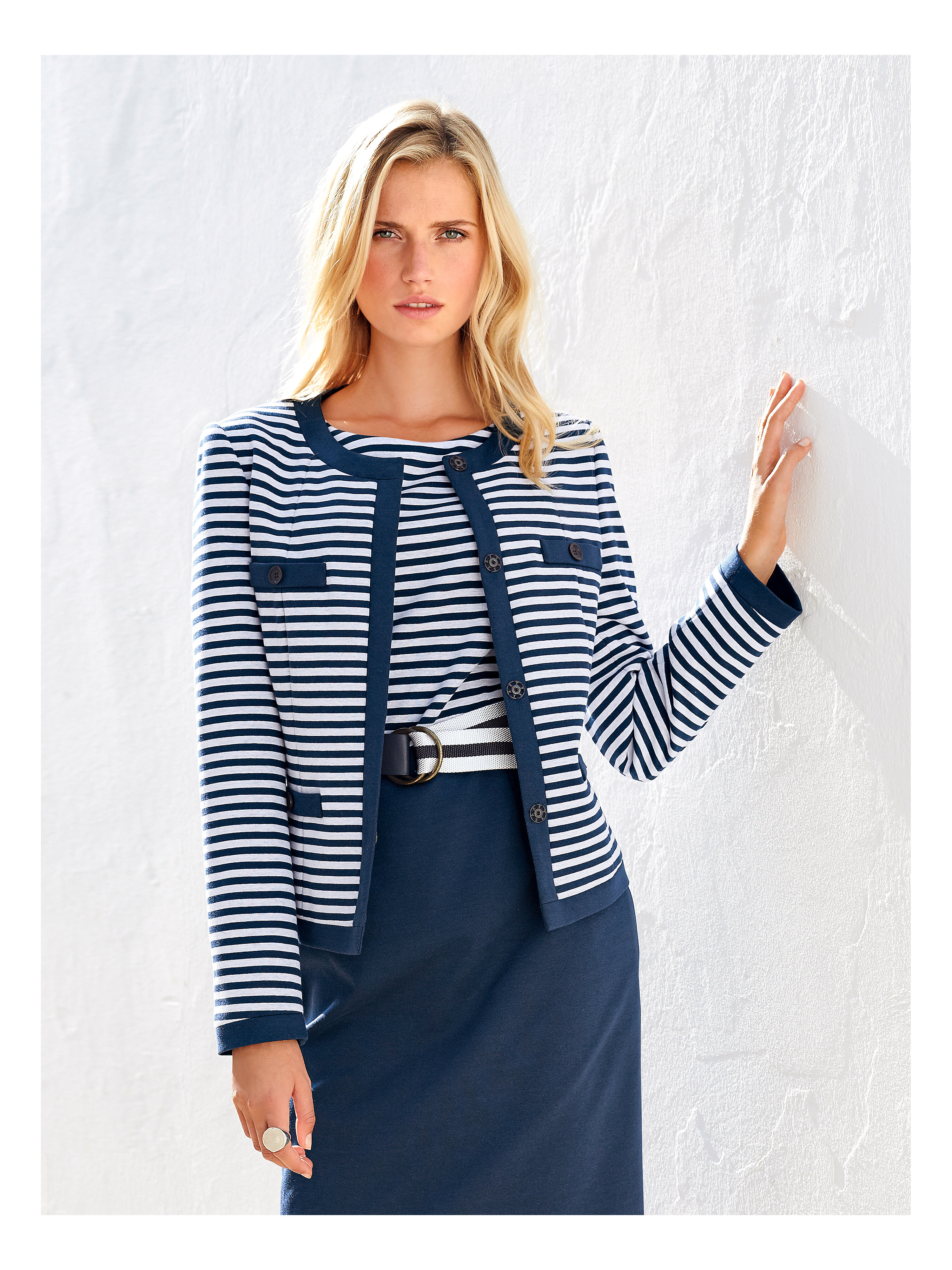 Image of Jersey blazer Uta Raasch blue size: 10