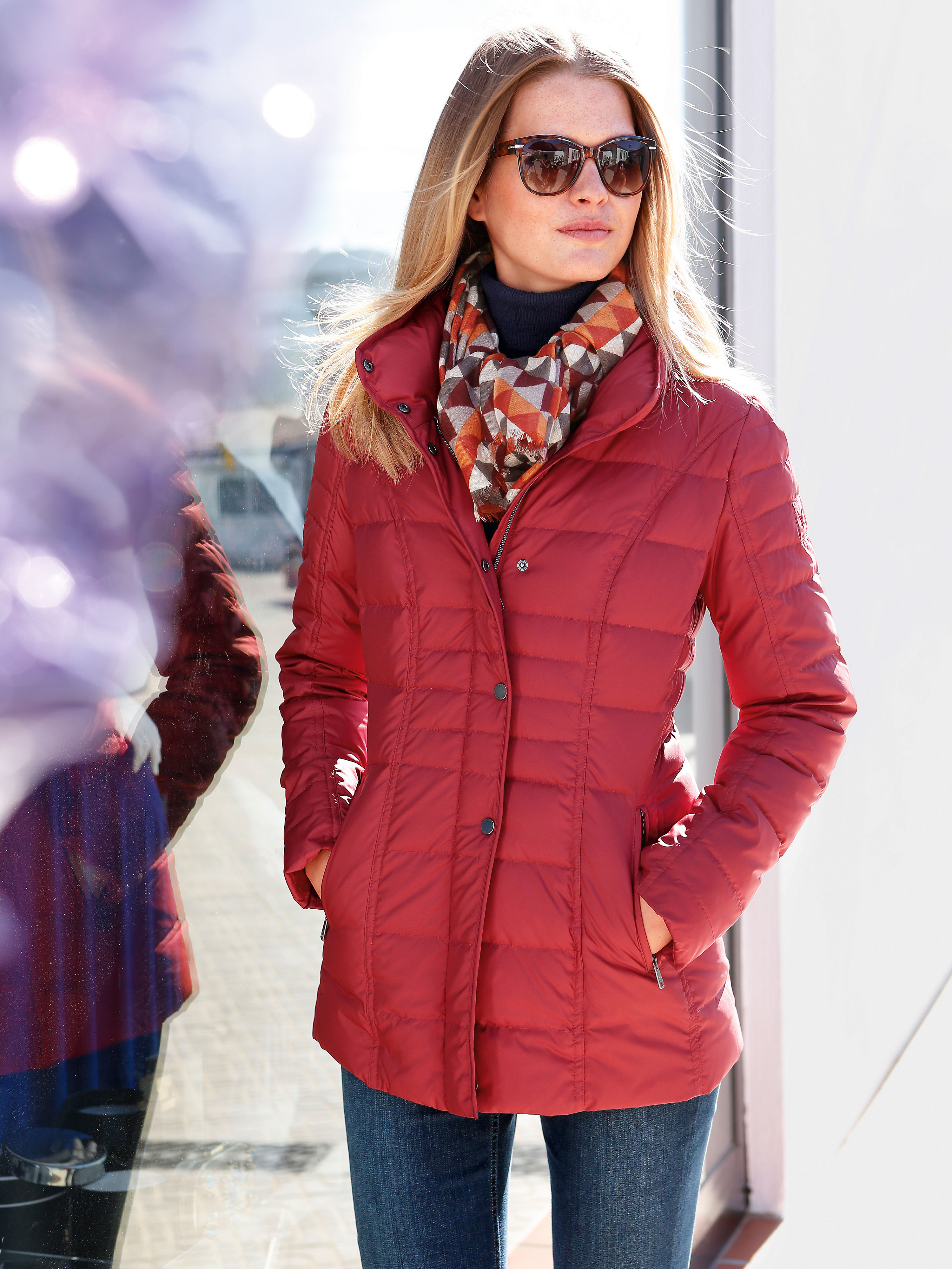 Image of Quilted down jacket Fuchs & Schmitt red size: 20