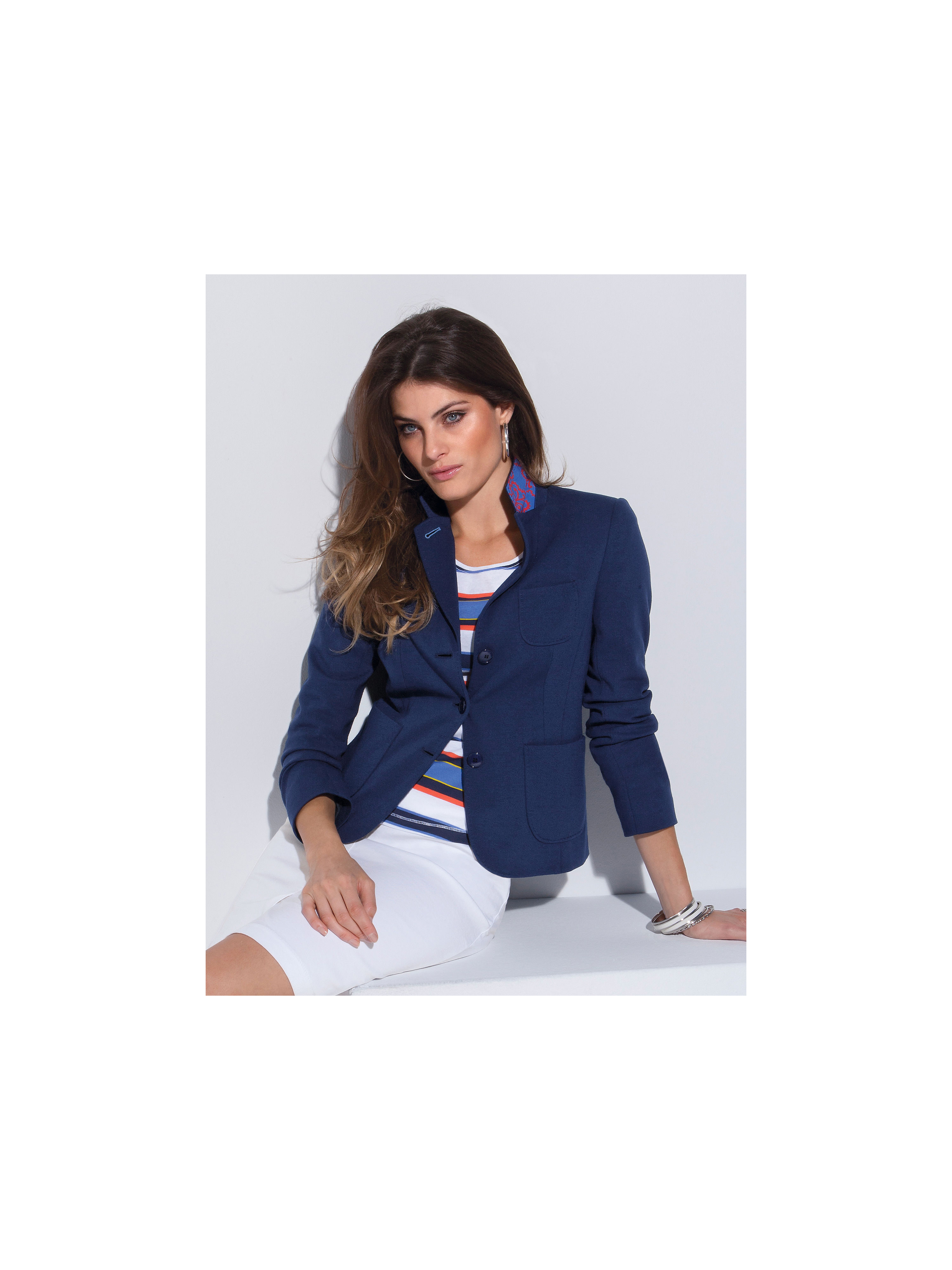 Image of Jersey blazer Bogner blue