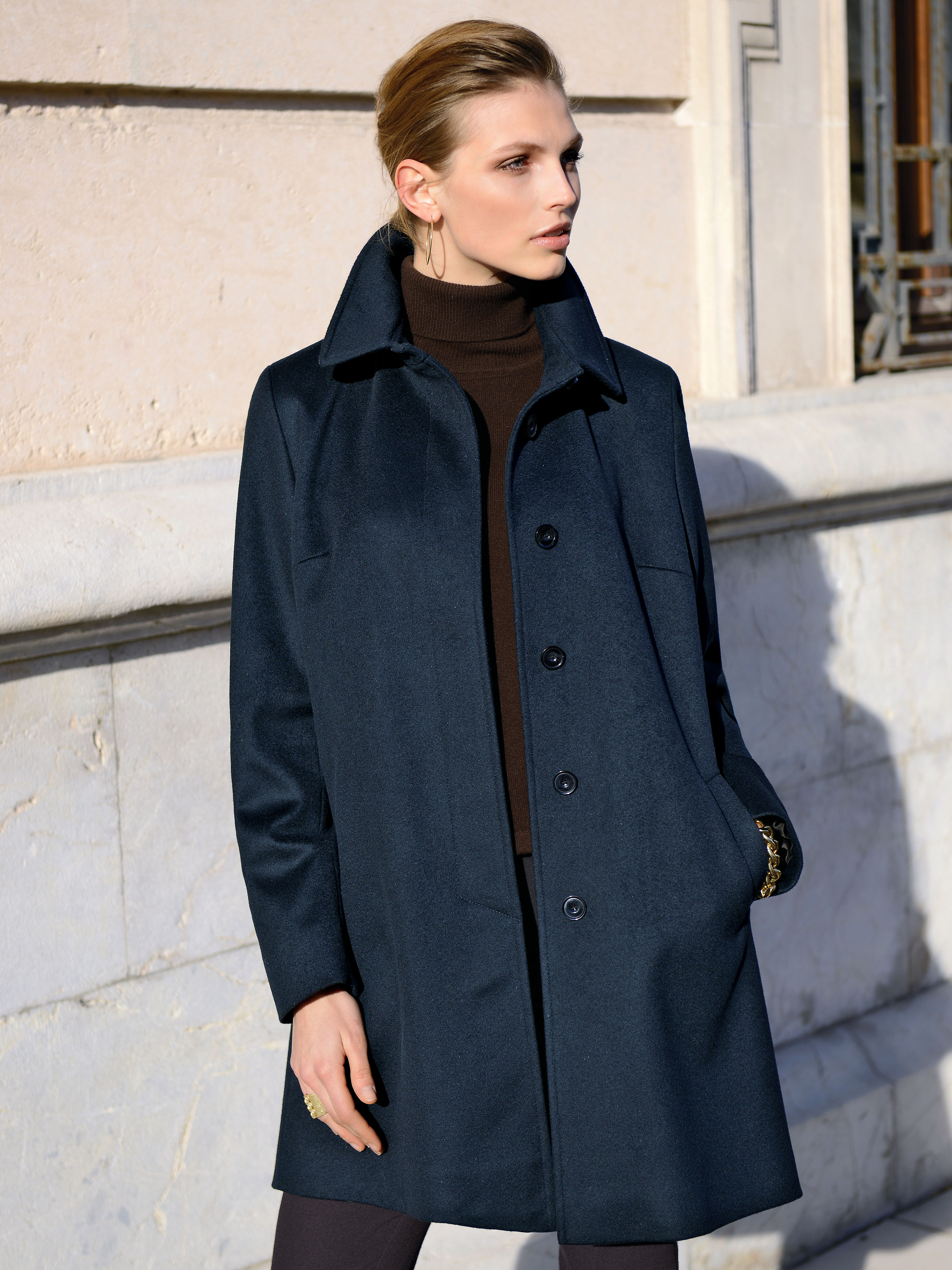 Image of Coat Peter Hahn blue