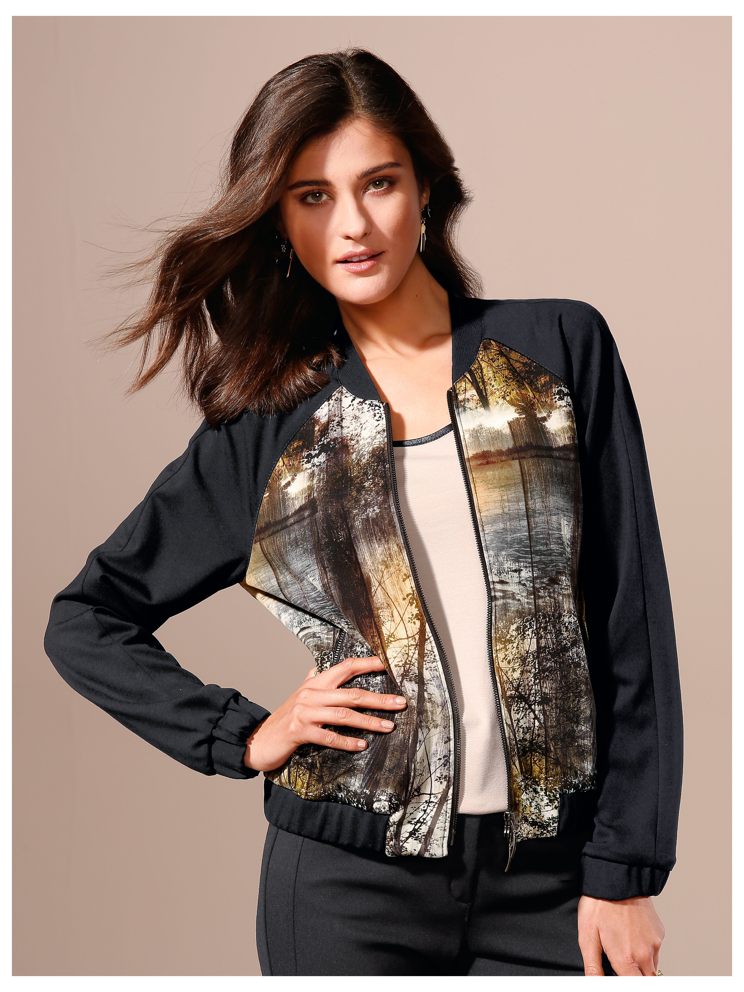 Image of Jersey bomber jacket Kapalua multicoloured