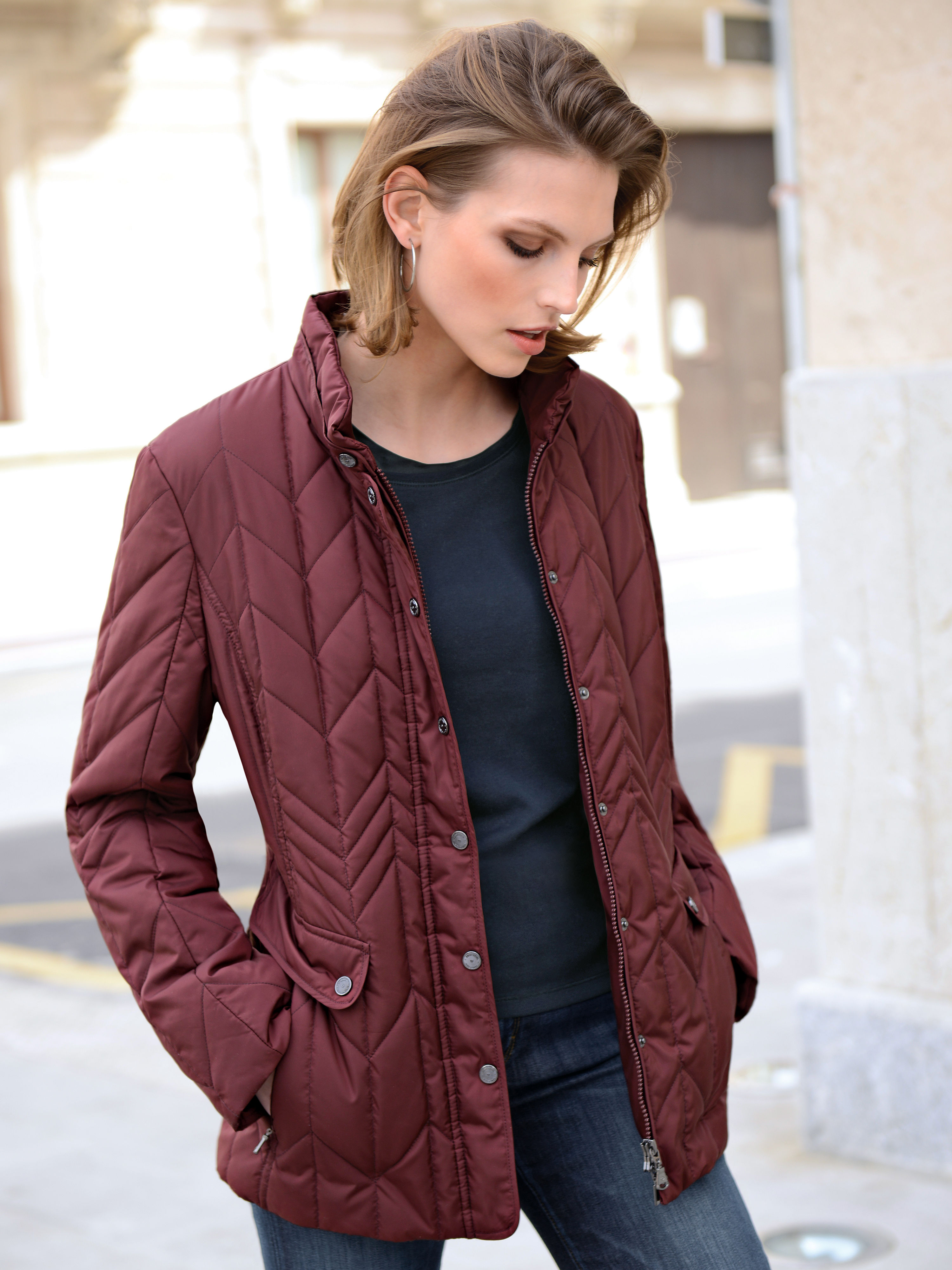 Image of Quilted jacket Gerry Weber red