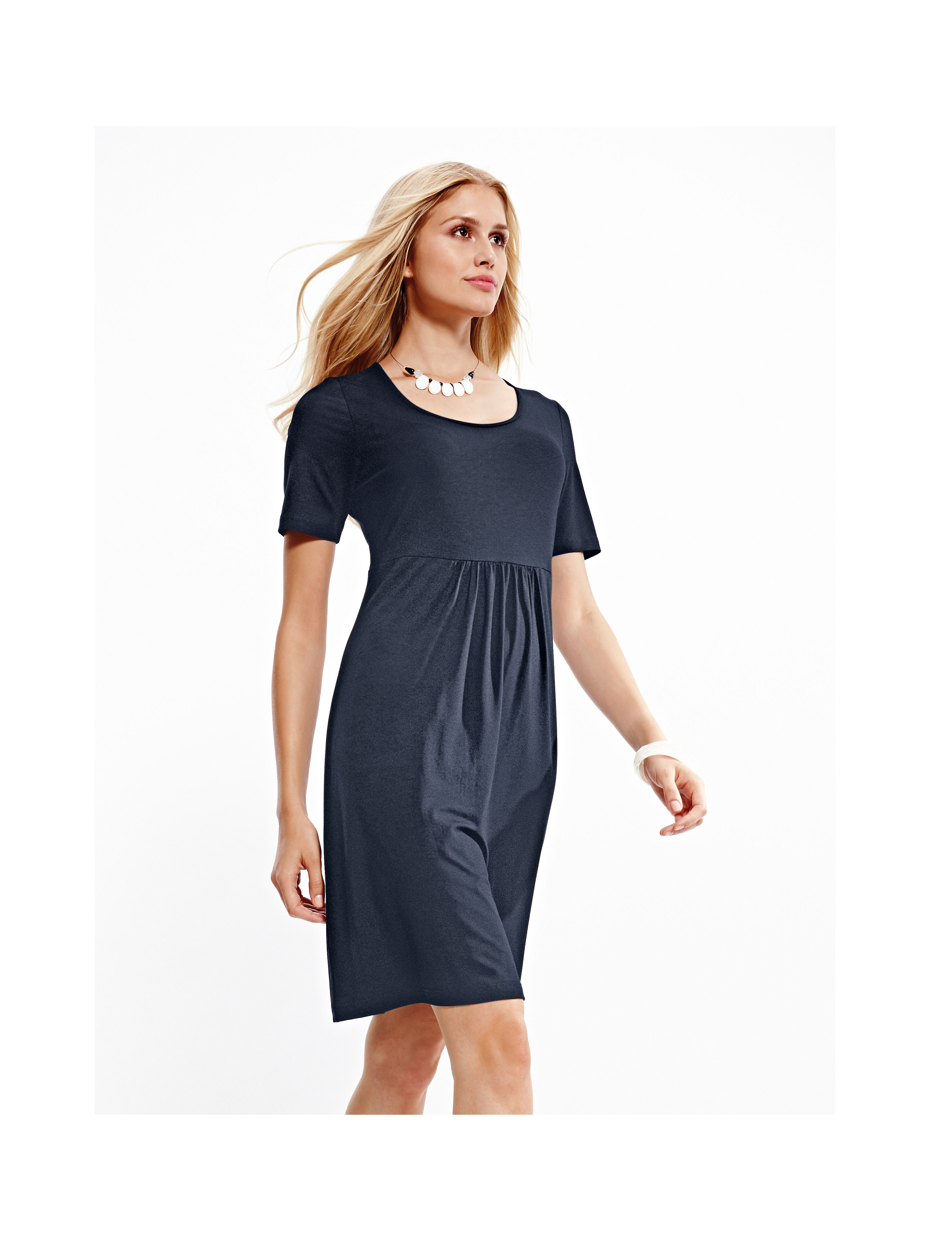 Image of Jersey dress Peter Hahn blue size: 14
