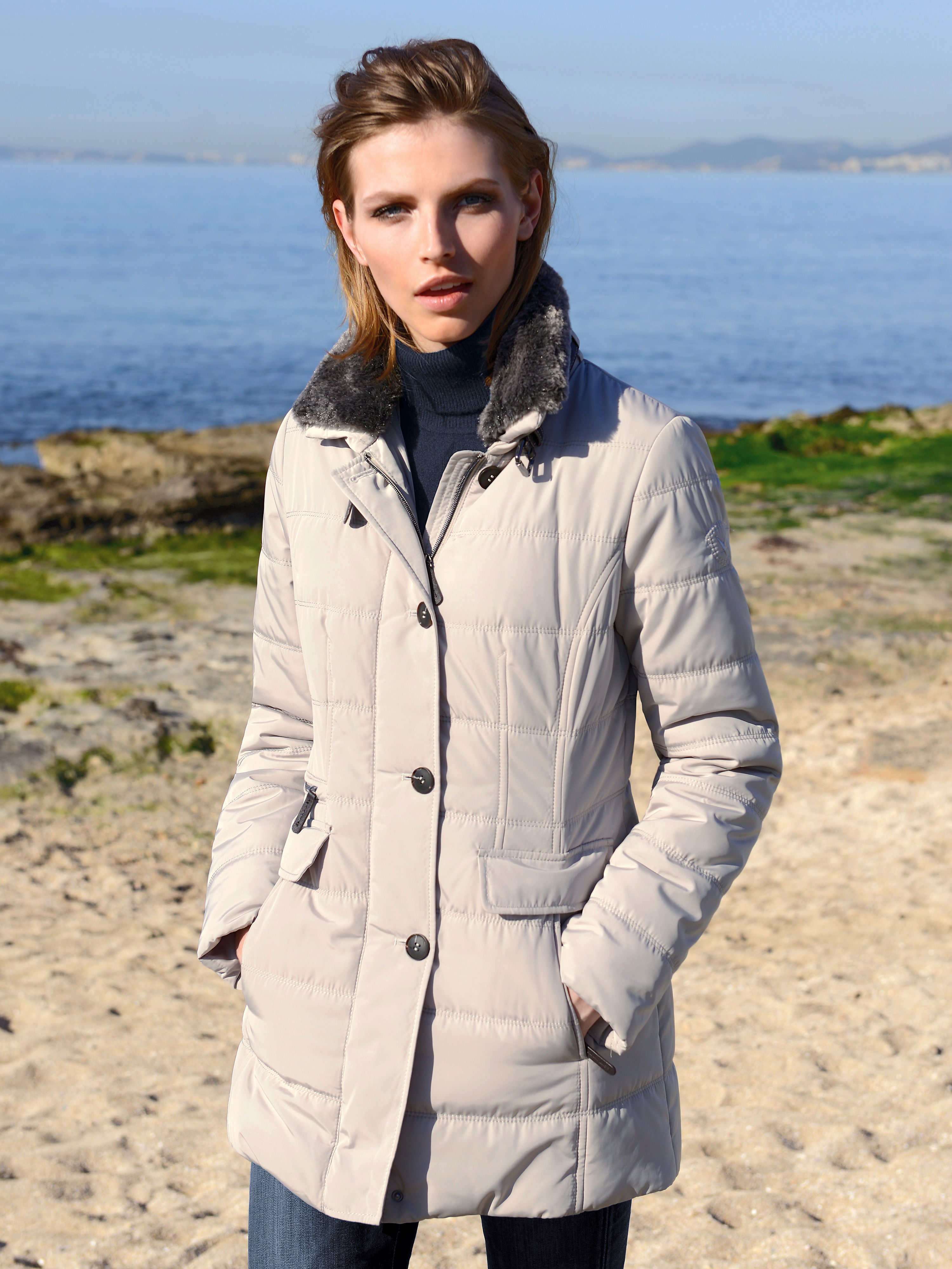 Image of Quilted jacket Fuchs & Schmitt beige size: 12
