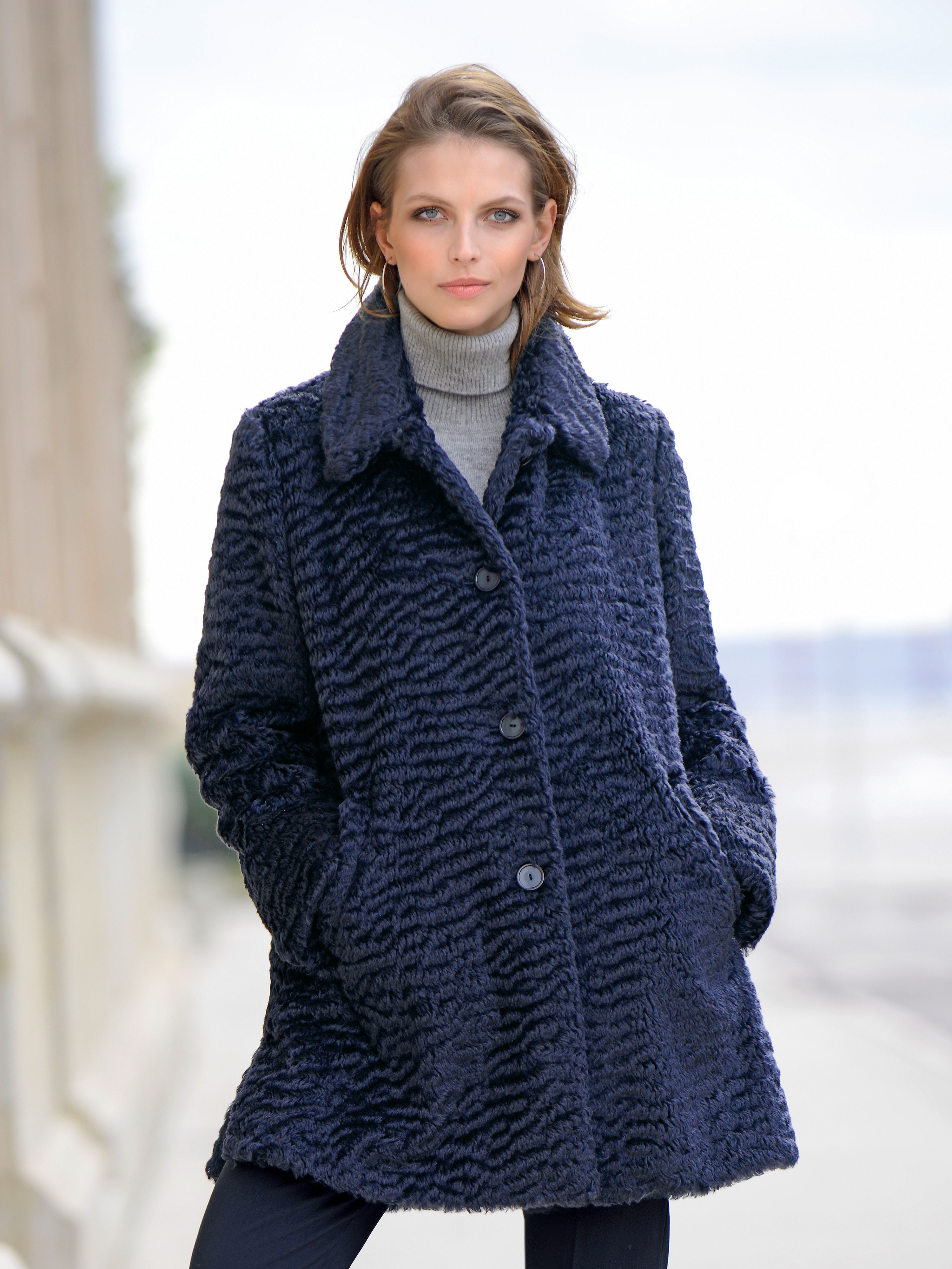 Image of Jacket Peter Hahn blue size: 24s