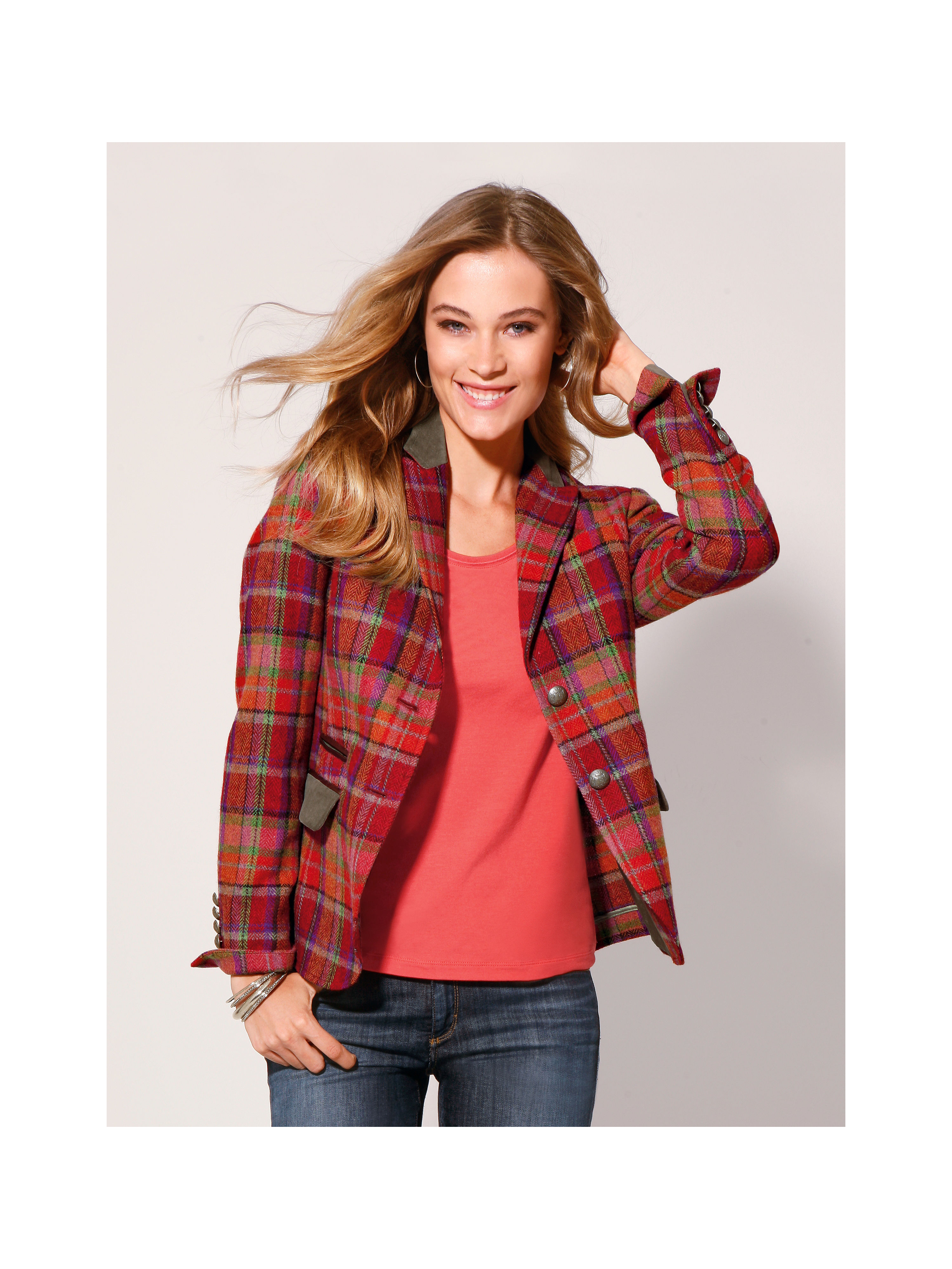 Image of Blazer Schneiders Salzburg multicoloured
