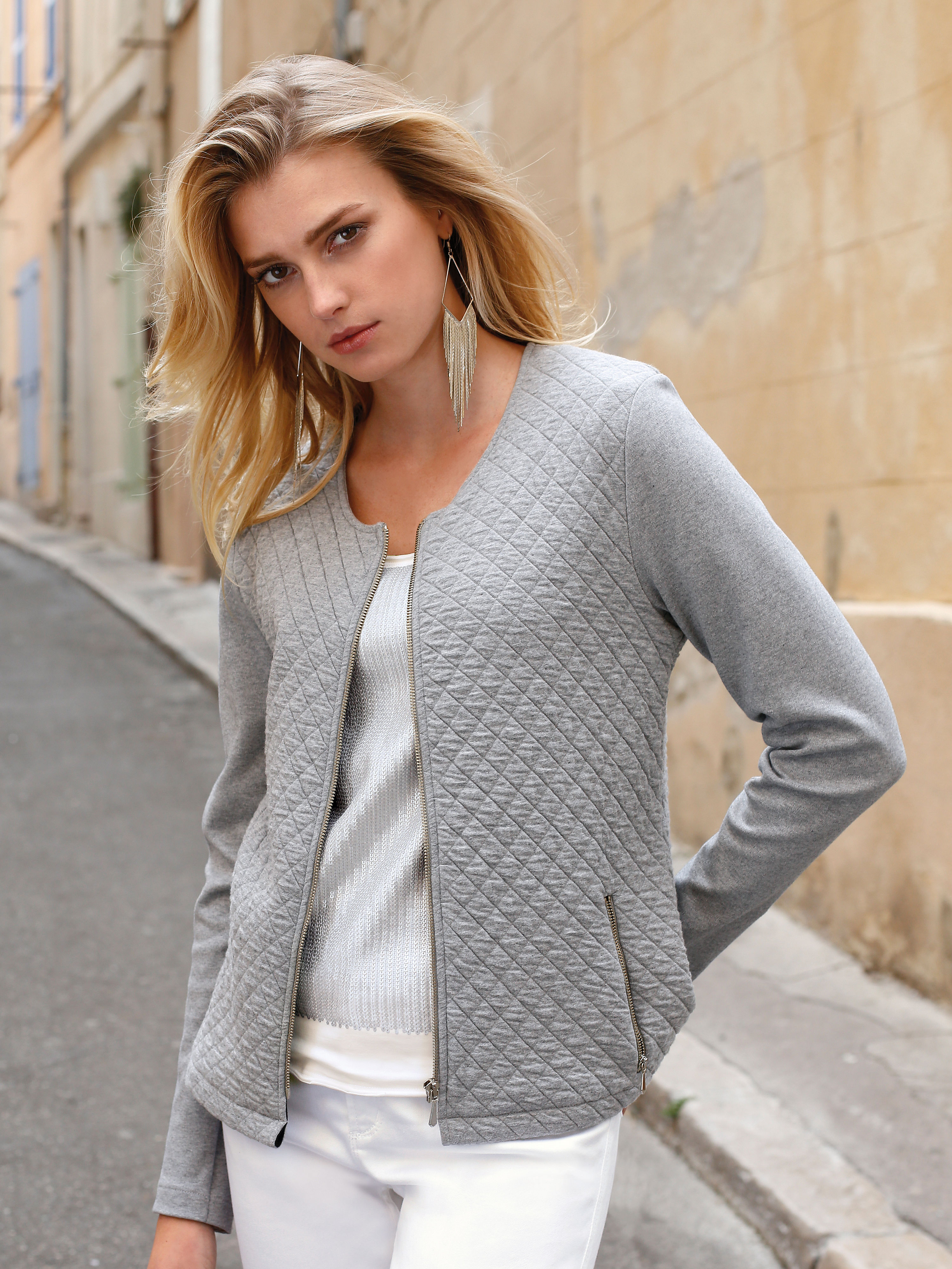 Image of Sweat jacket Uta Raasch grey