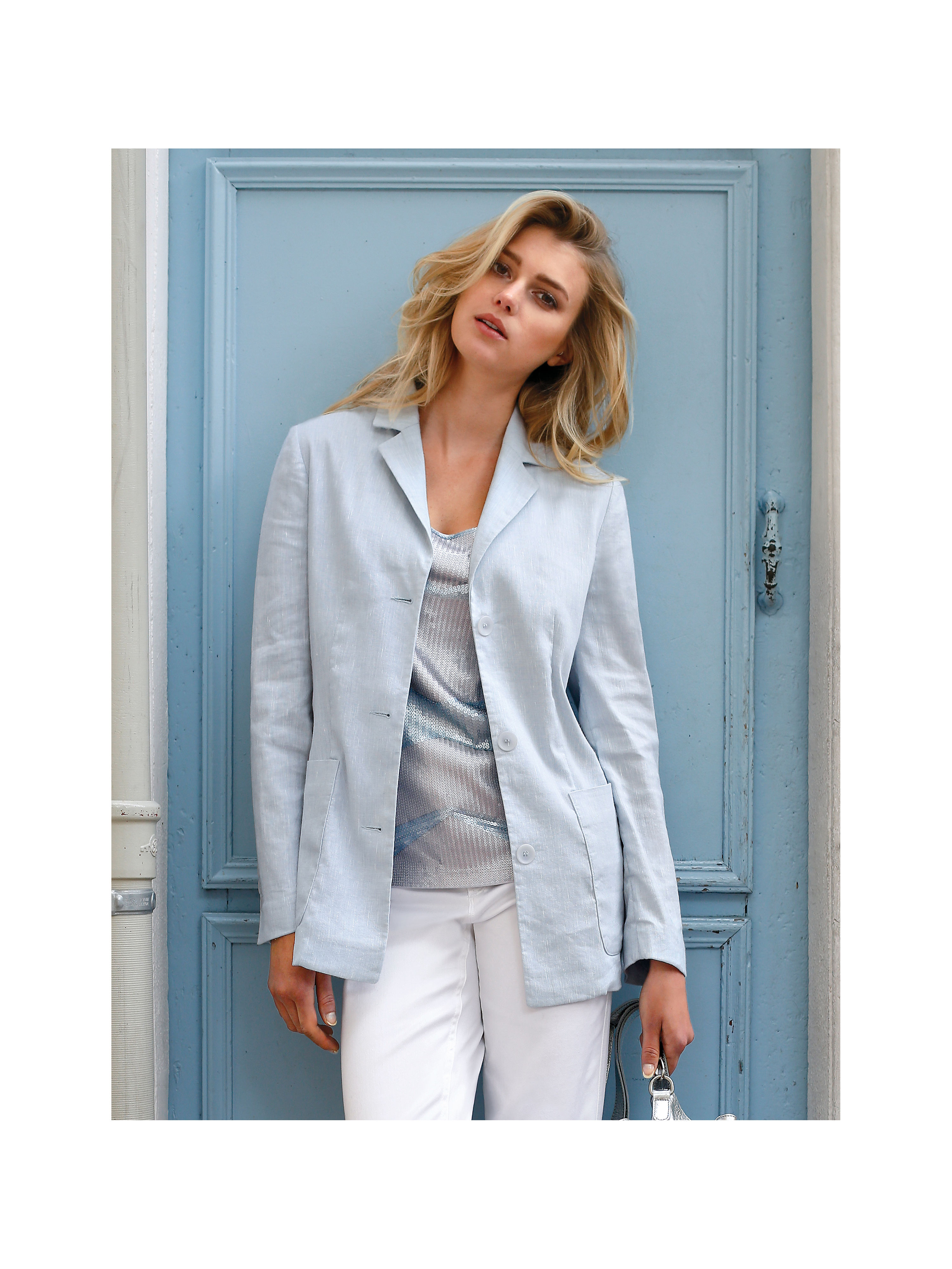 Image of Long jacket Uta Raasch blue