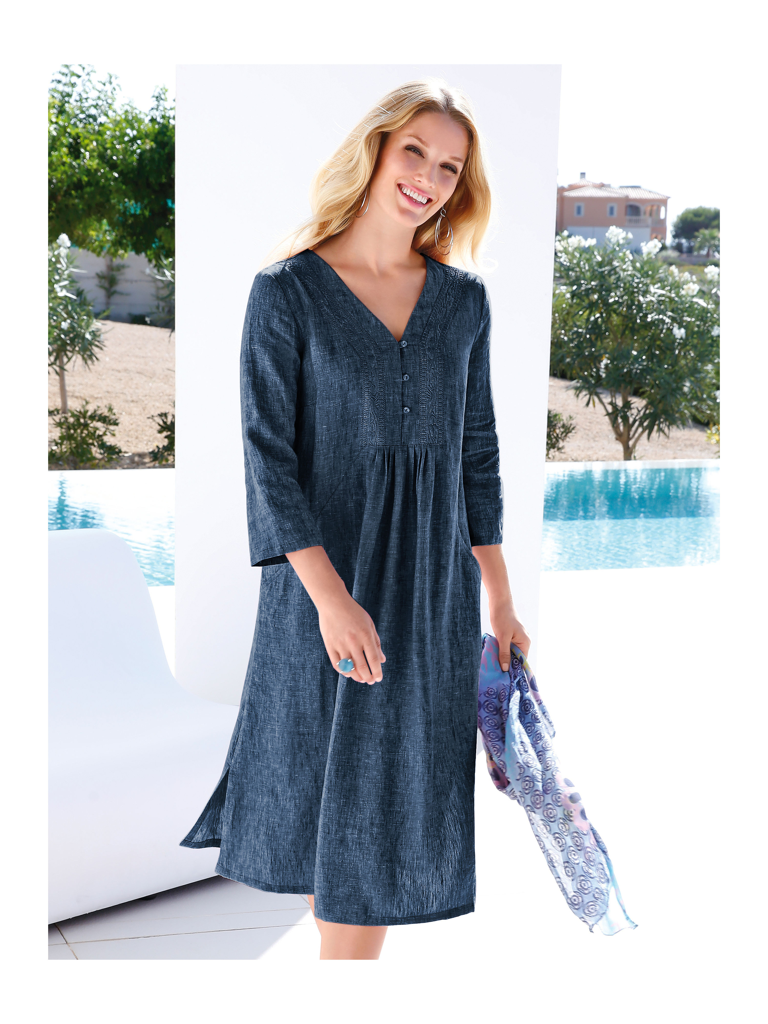 Image of Dress Anna Aura blue size: 16
