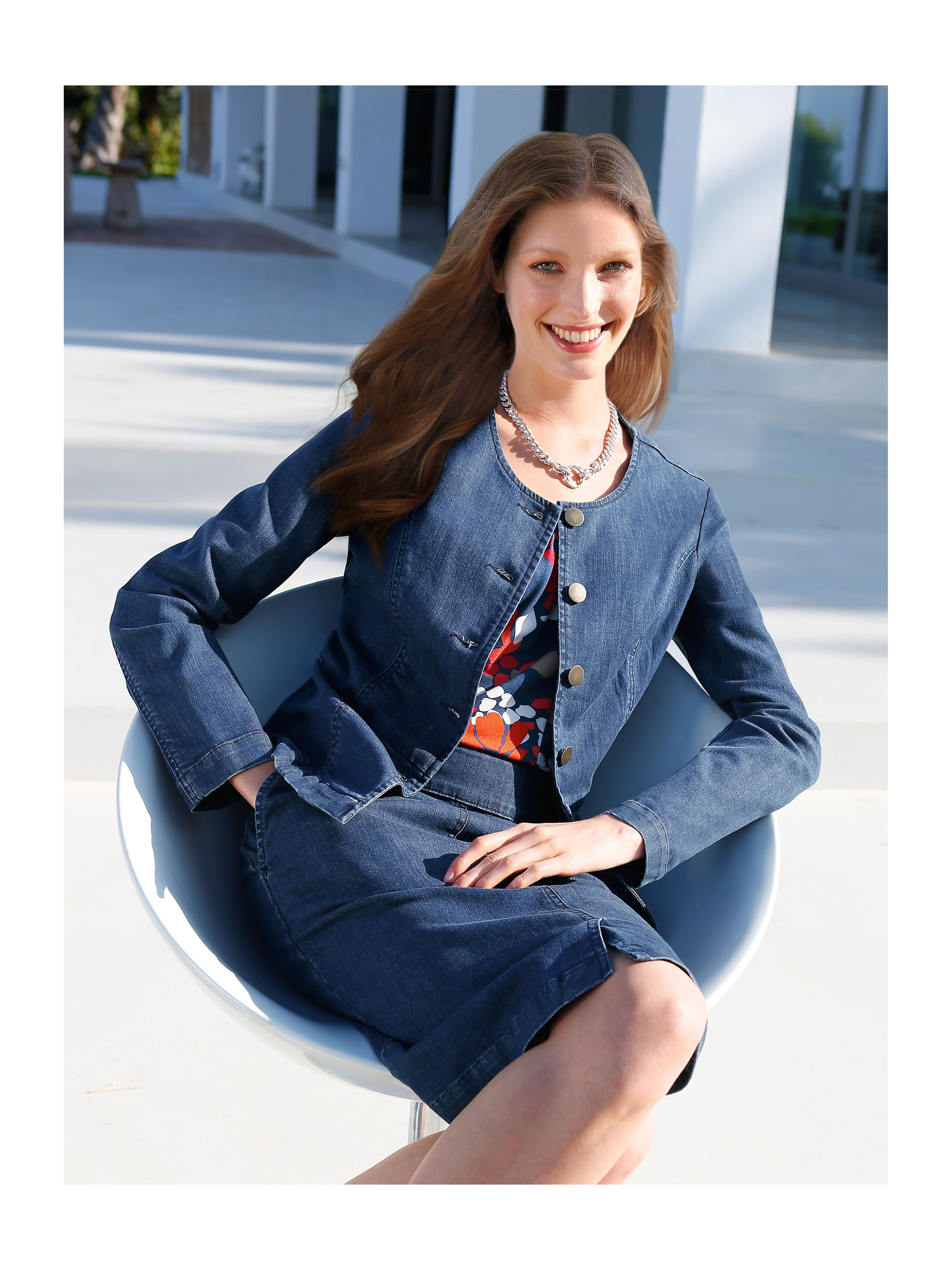Image of Denim jacket Peter Hahn denim size: 16