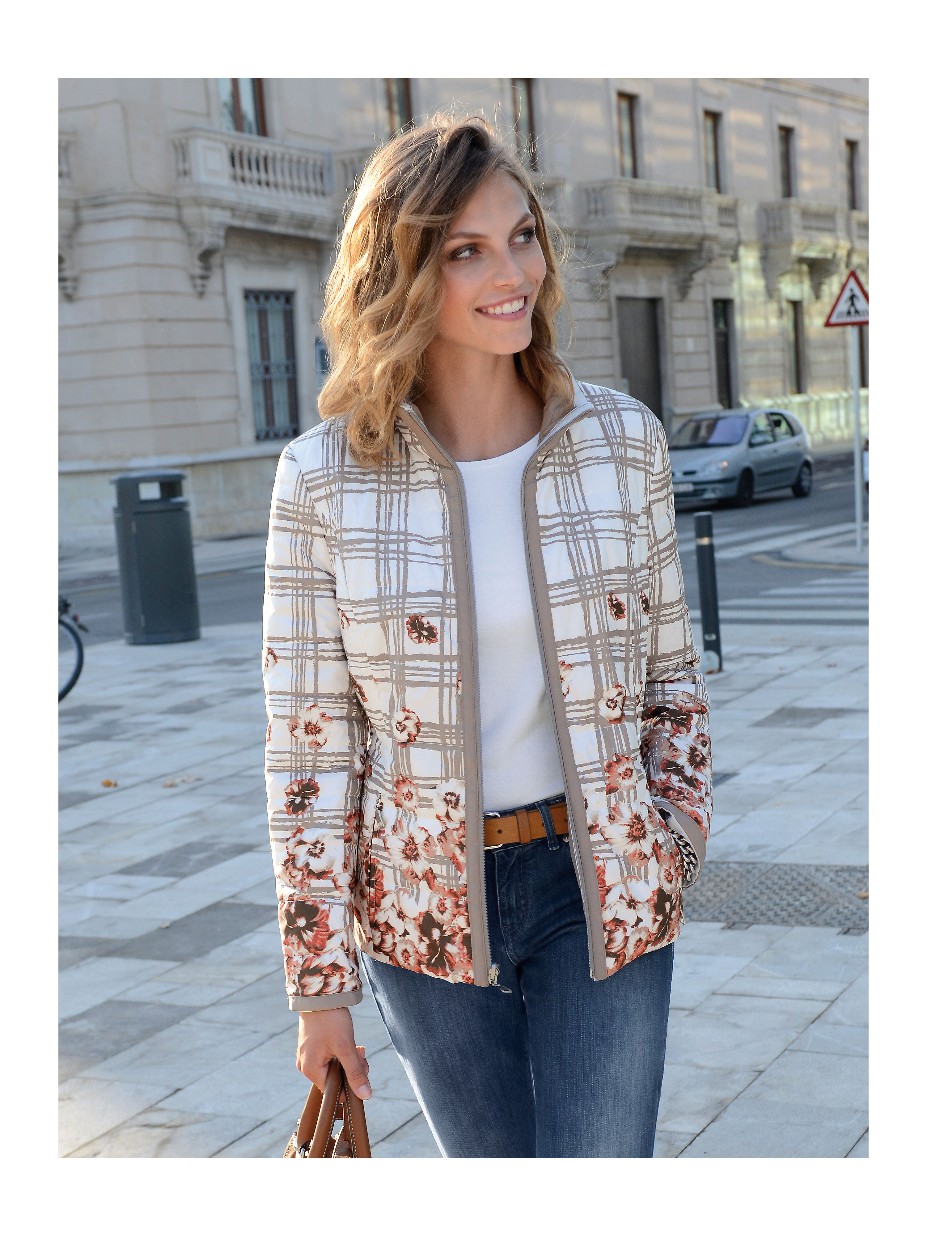 Image of Reversible quilted jacket Gerry Weber multicoloured