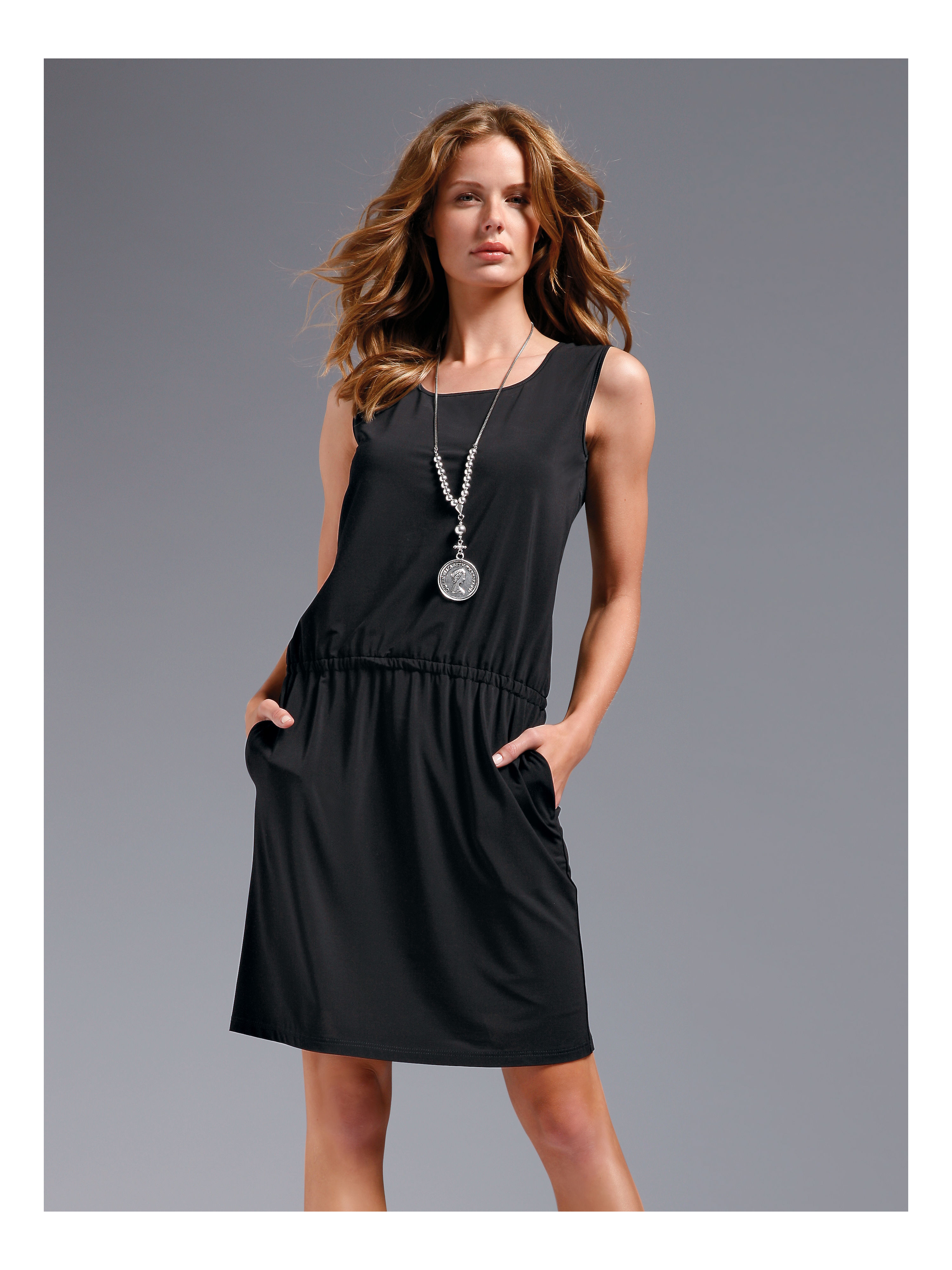 Image of Jersey dress Looxent black