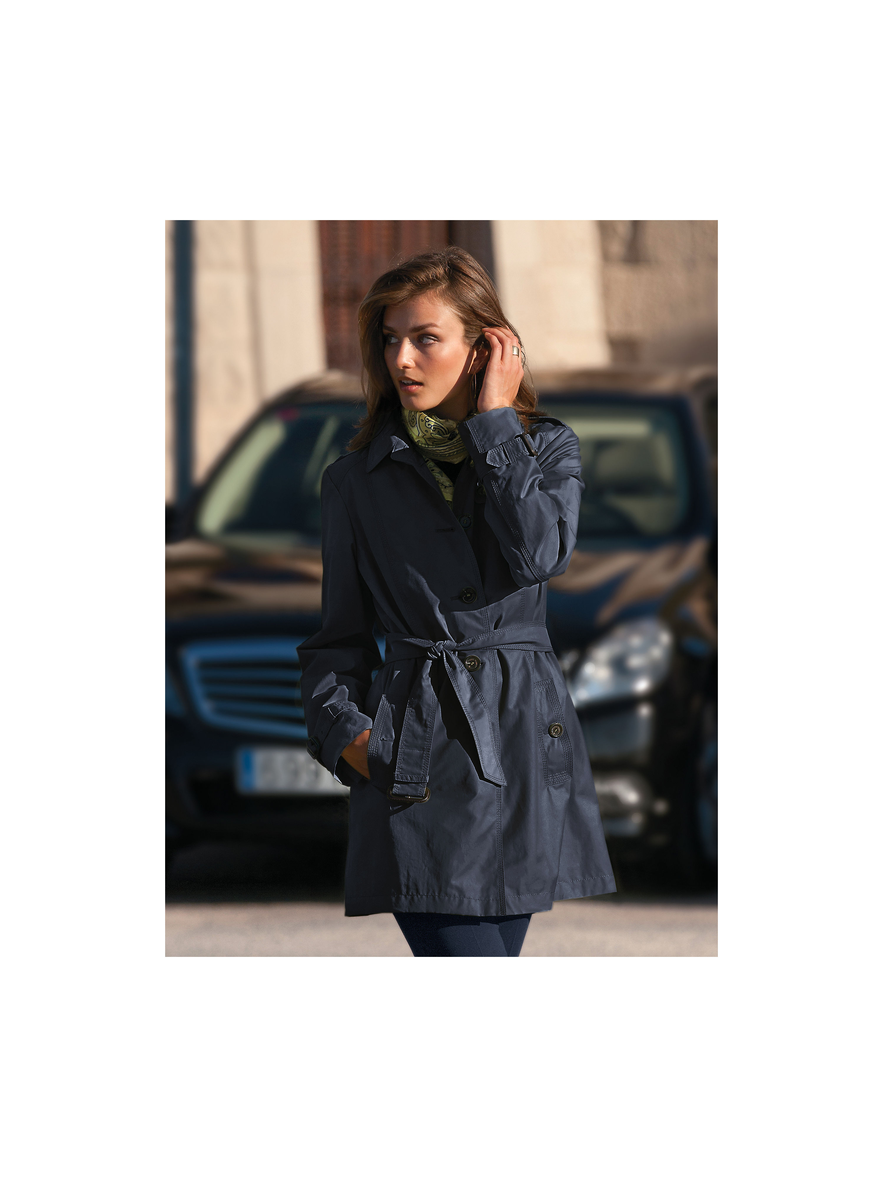 Image of Trench coat Fuchs & Schmitt blue