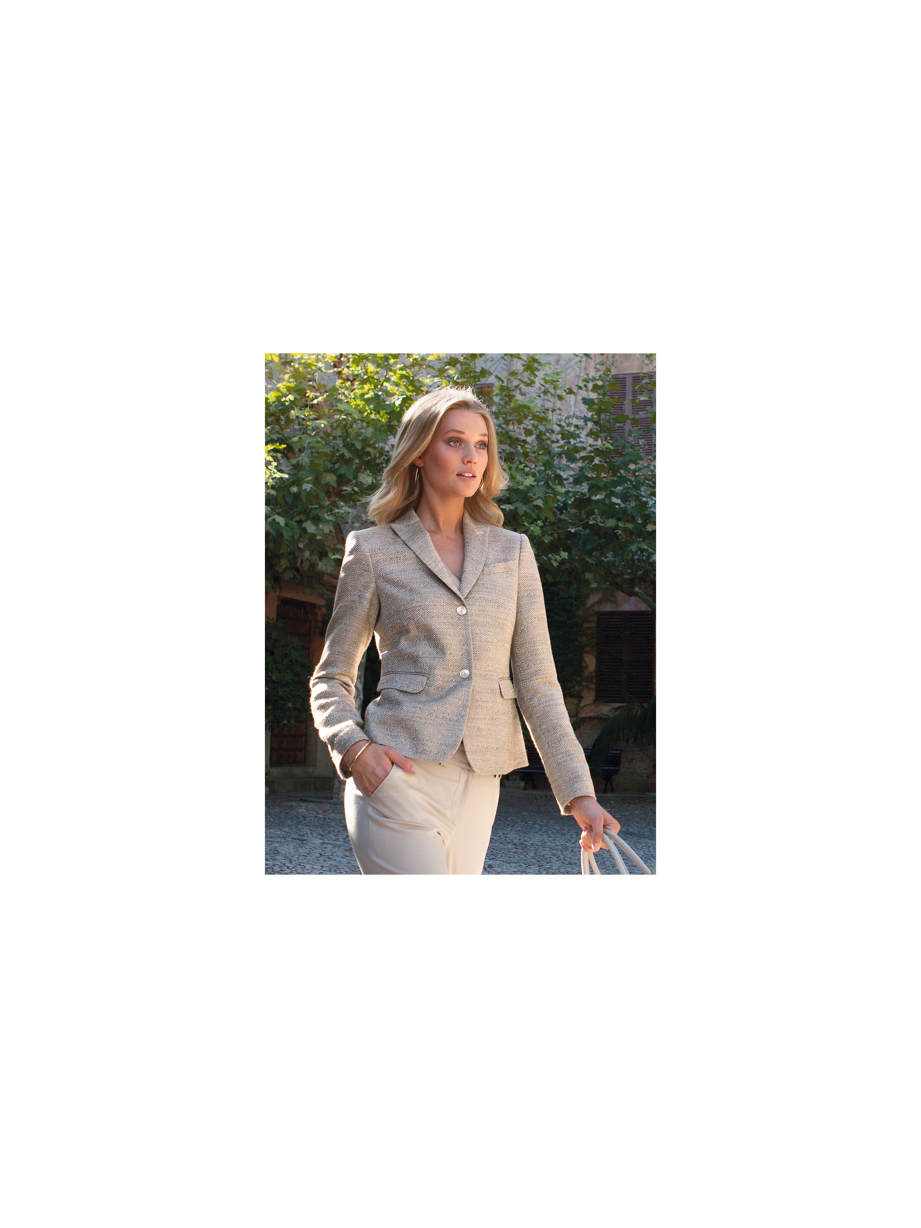 Image of Blazer Fadenmeister Berlin beige size: 18