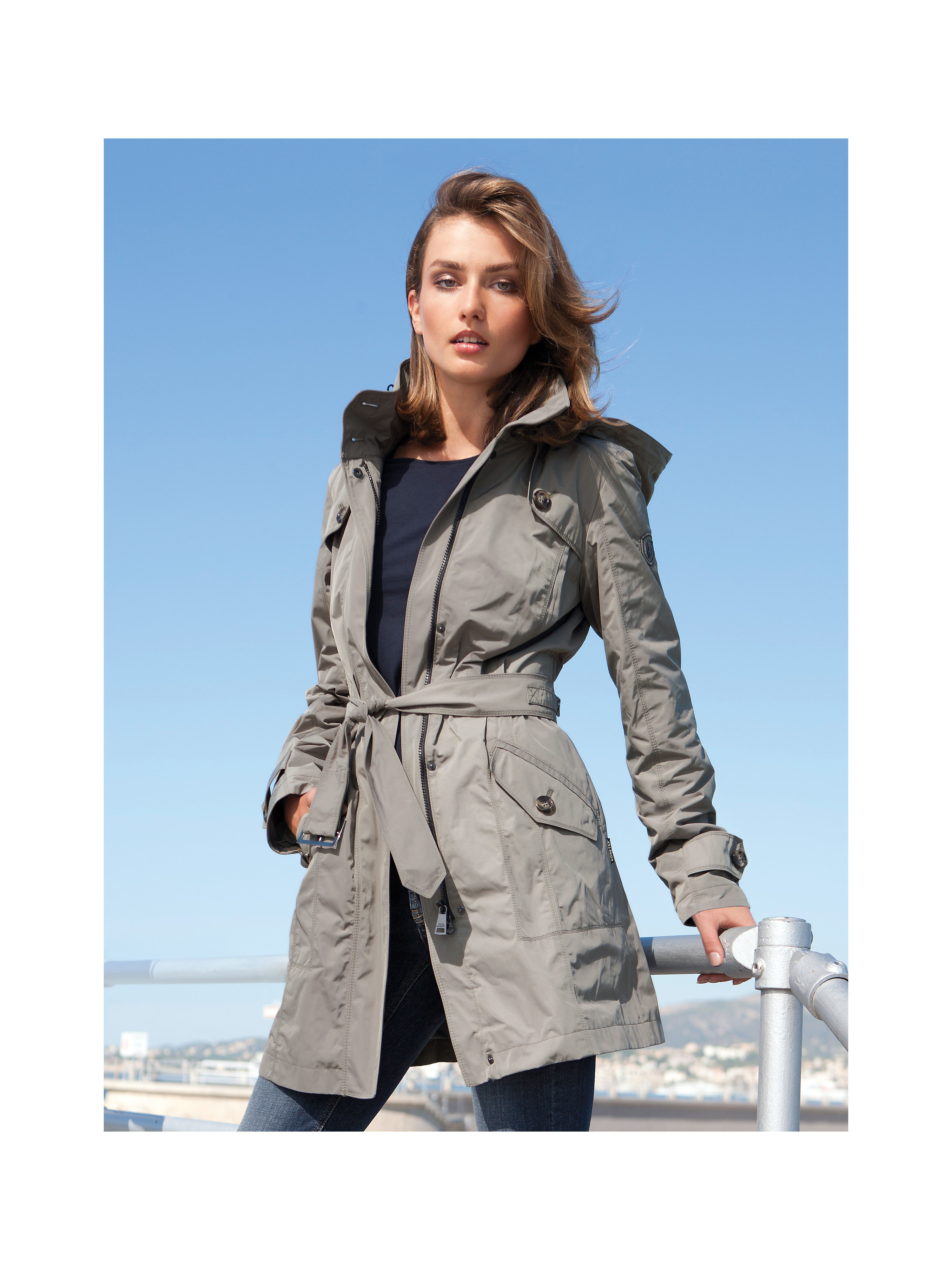 Image of Trench coat Fuchs & Schmitt green