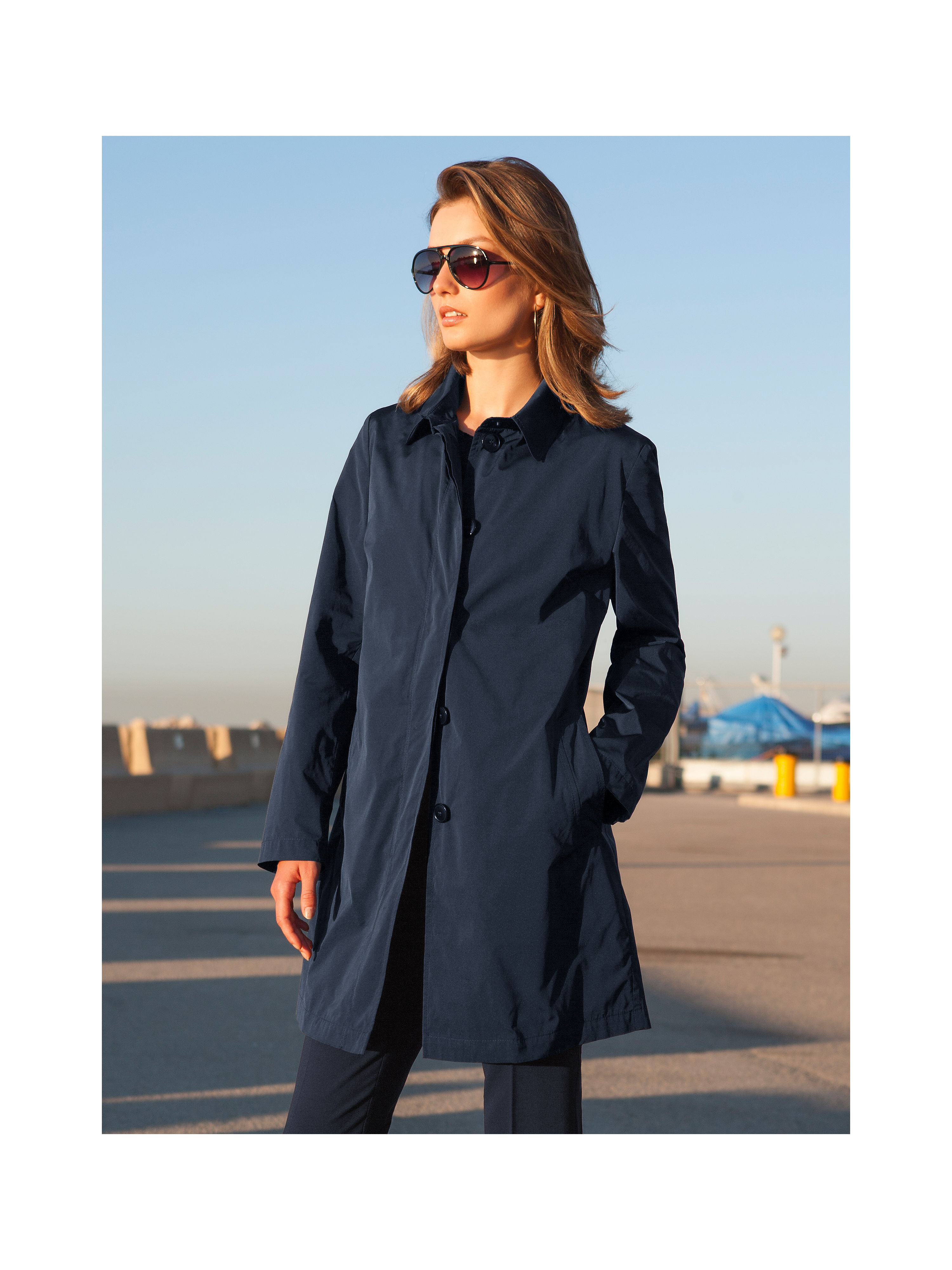 Image of Short coat Peter Hahn blue