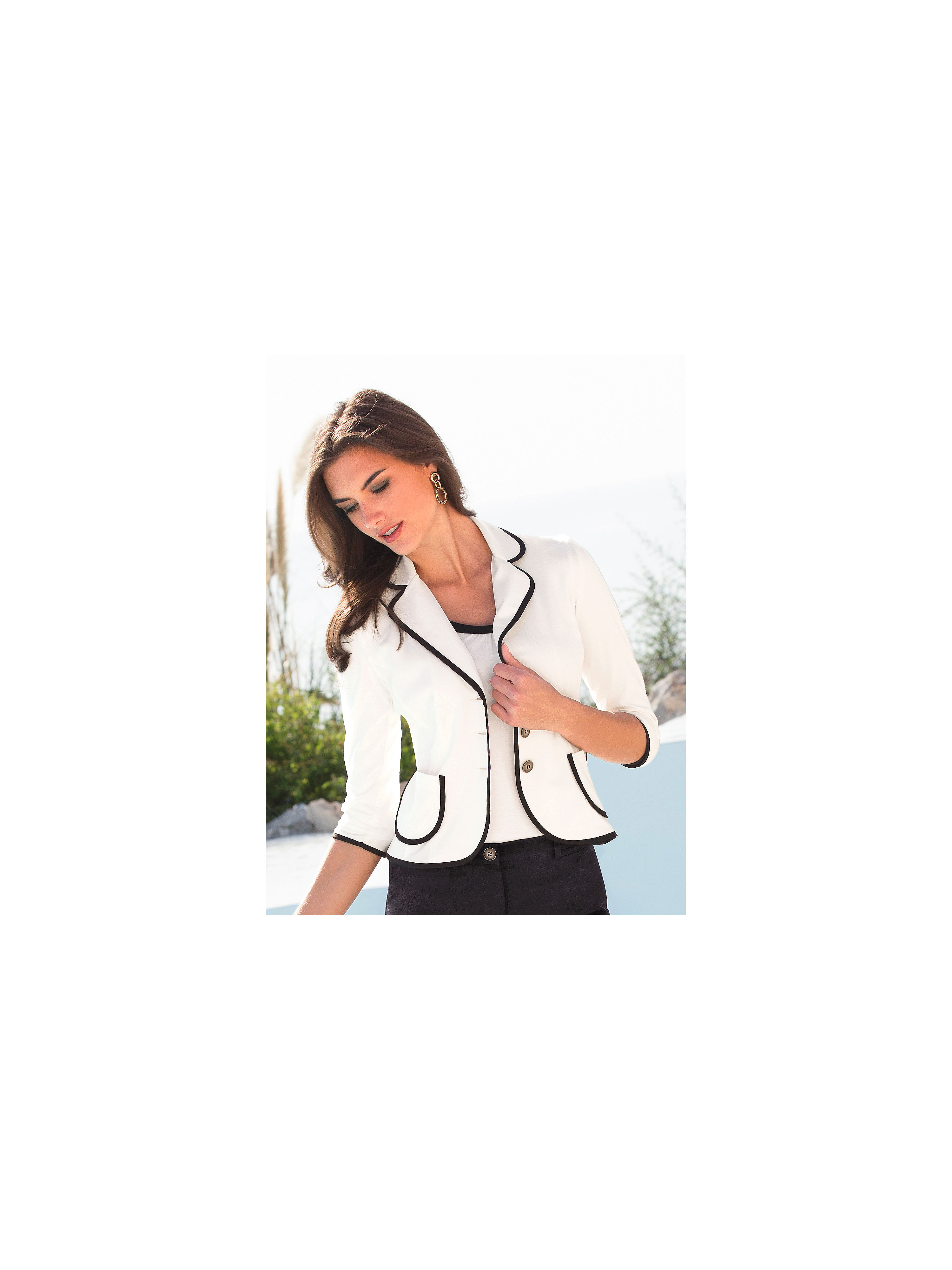 Image of Jersey blazer Kapalua beige size: 18